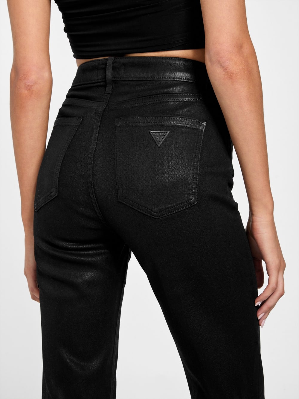 Eco Coated Sexy Flare Jeans