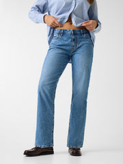 G08 Mid-rise straight jeans