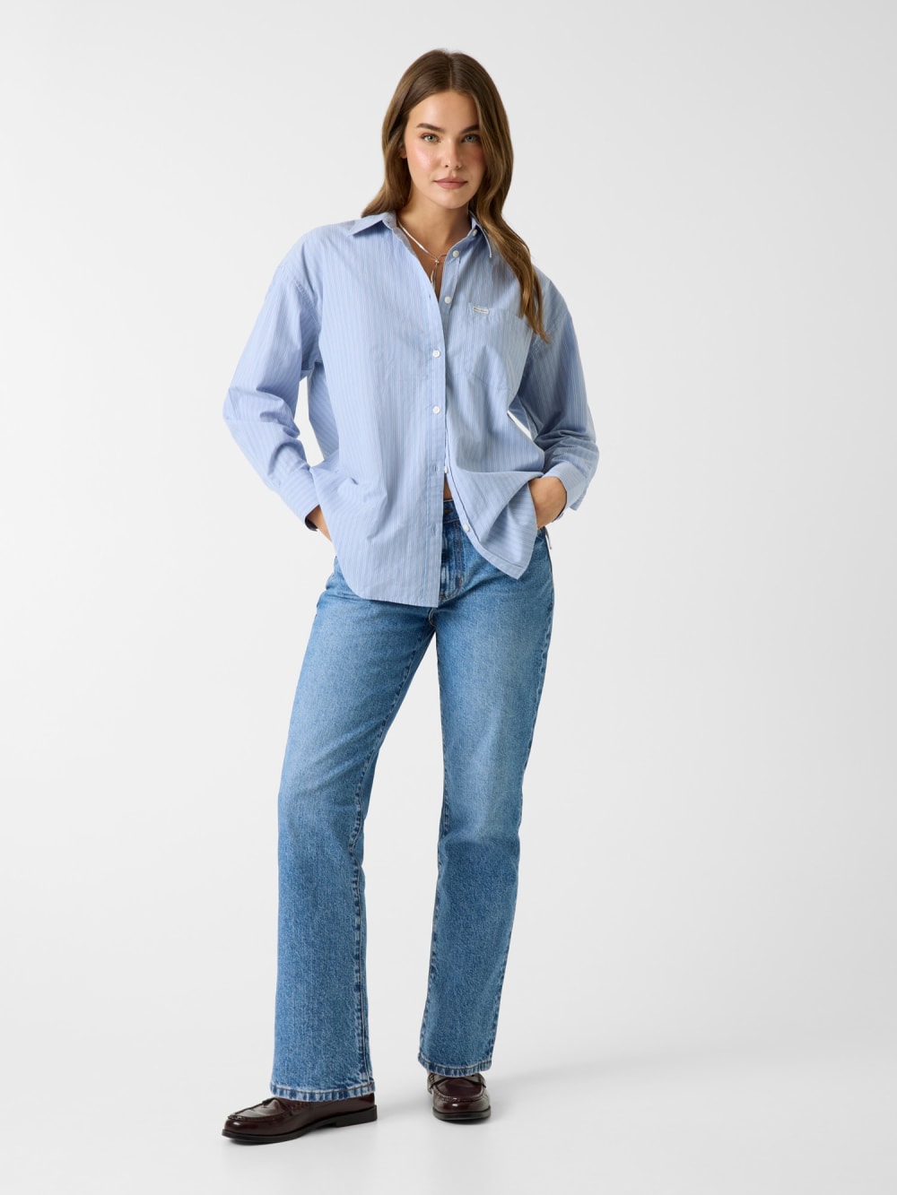 G08 Mid-rise straight jeans