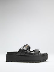 Fasten Genuine Leather Sandal