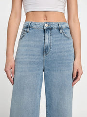 Eco Bellflower Cropped Wide Leg Jeans