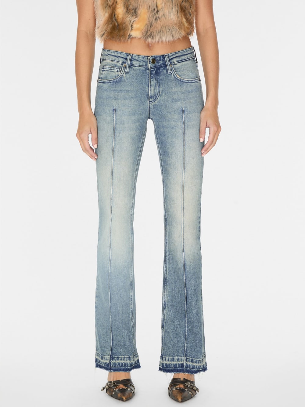 flare denim pant