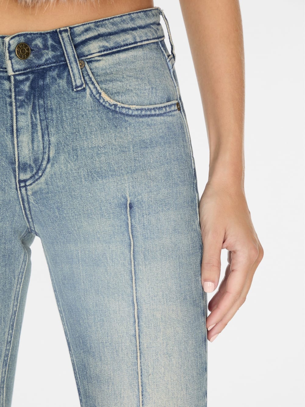 flare denim pant