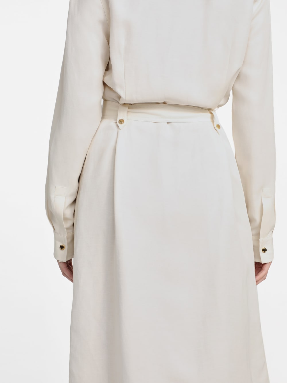 Eco Greta Linen-Blend Safari Dress