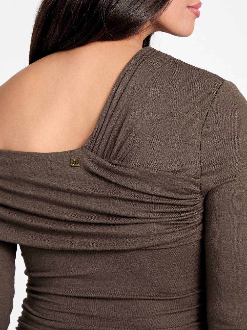 Eco Astrid Off-Shoulder Draped Dress