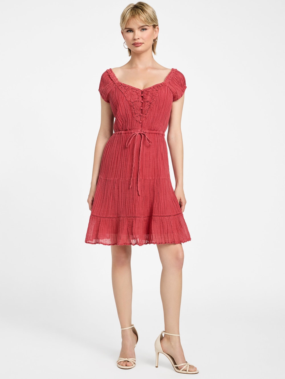 Eco Ciel Gauze Dress