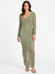 Alba Pointelle Maxi Dress