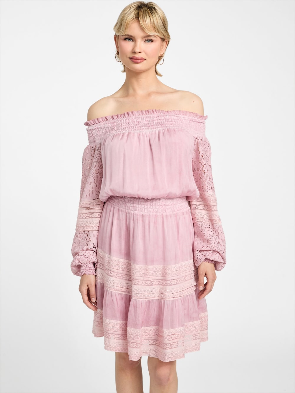 Audrey Off-the-Shoulder Mini Dress