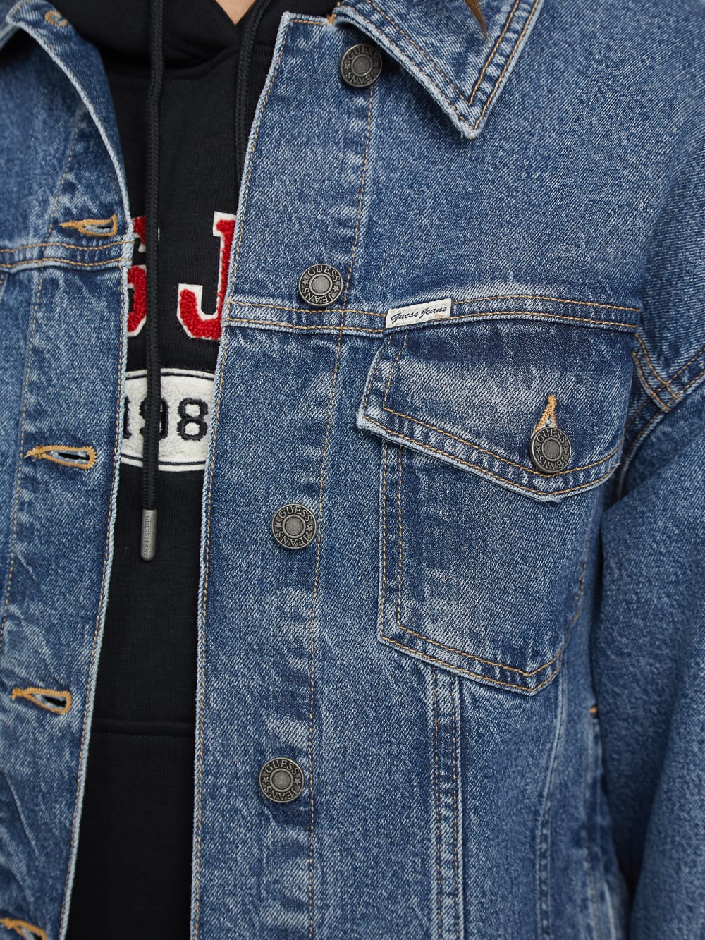 Oversized Denim Trucker Jacket