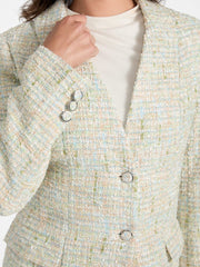 Tweed long coat