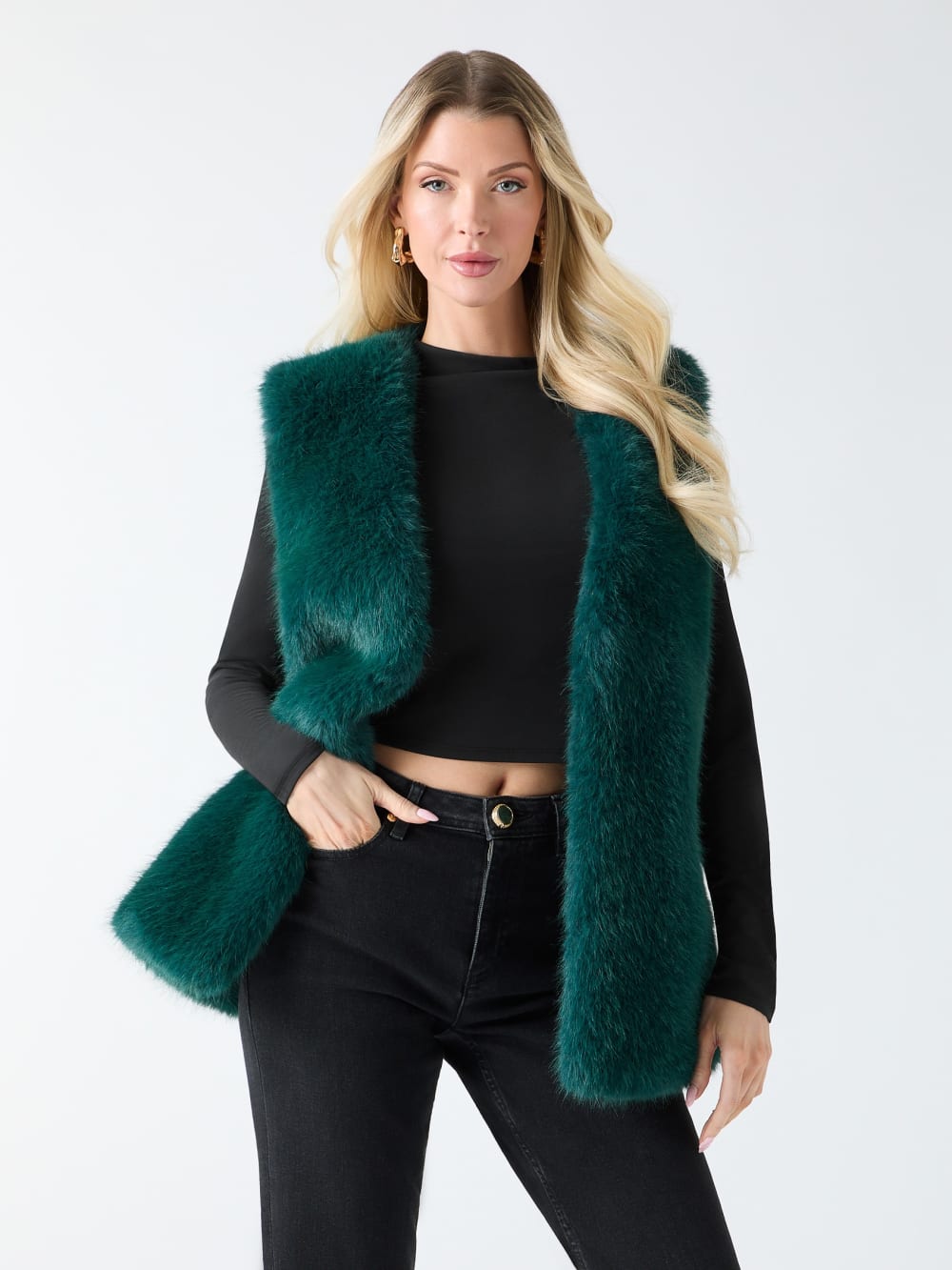 Chloe Faux-Fur Vest