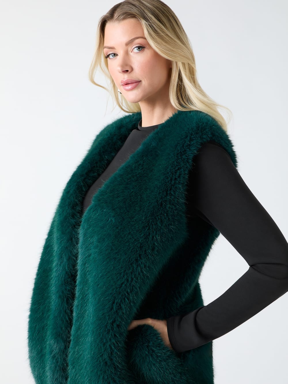 Chloe Faux-Fur Vest