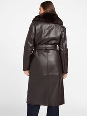 Zoey Faux-Leather Coat