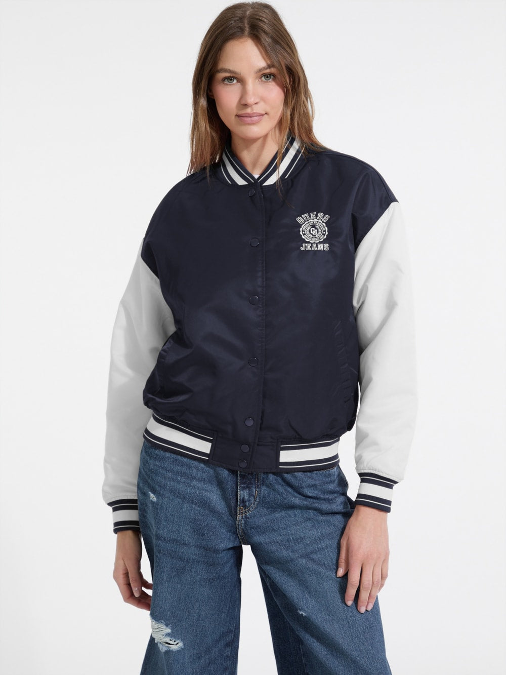 Embroidered Varsity Jacket