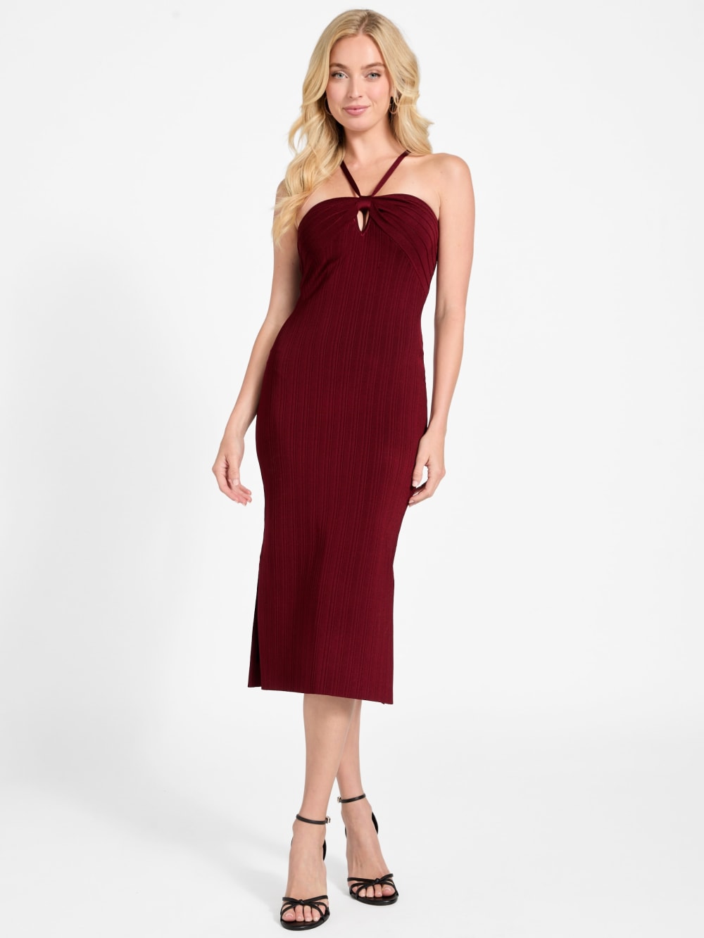 Sofie Keyhole Sweater Dress