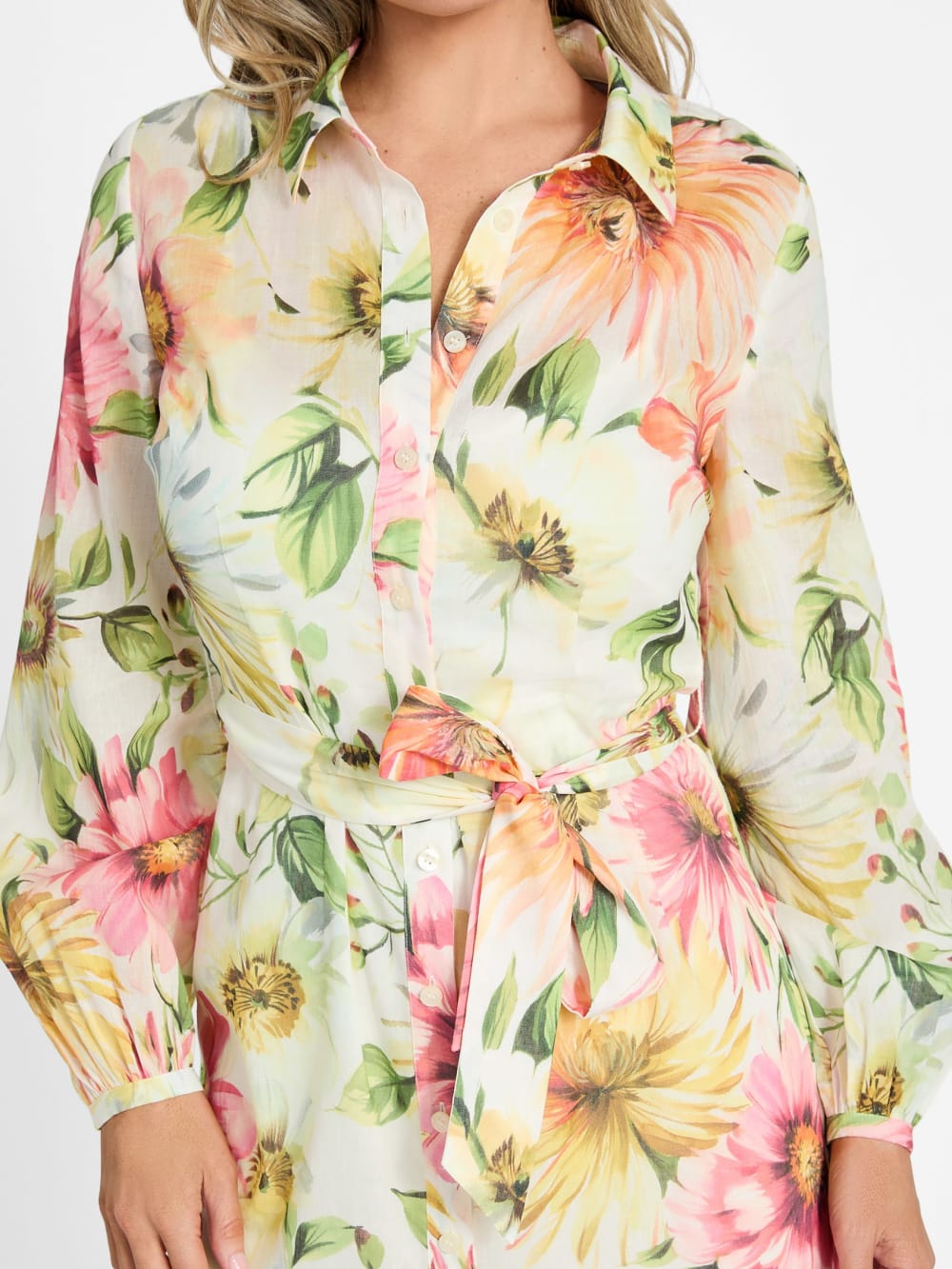 Faith Buttoned Dress