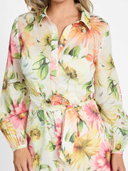 Faith Buttoned Dress
