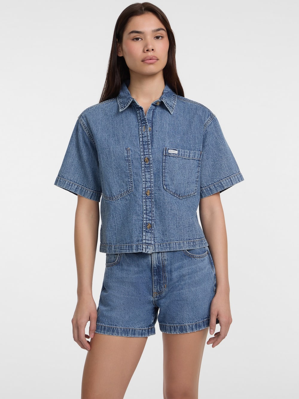 Boxy Denim Shirt