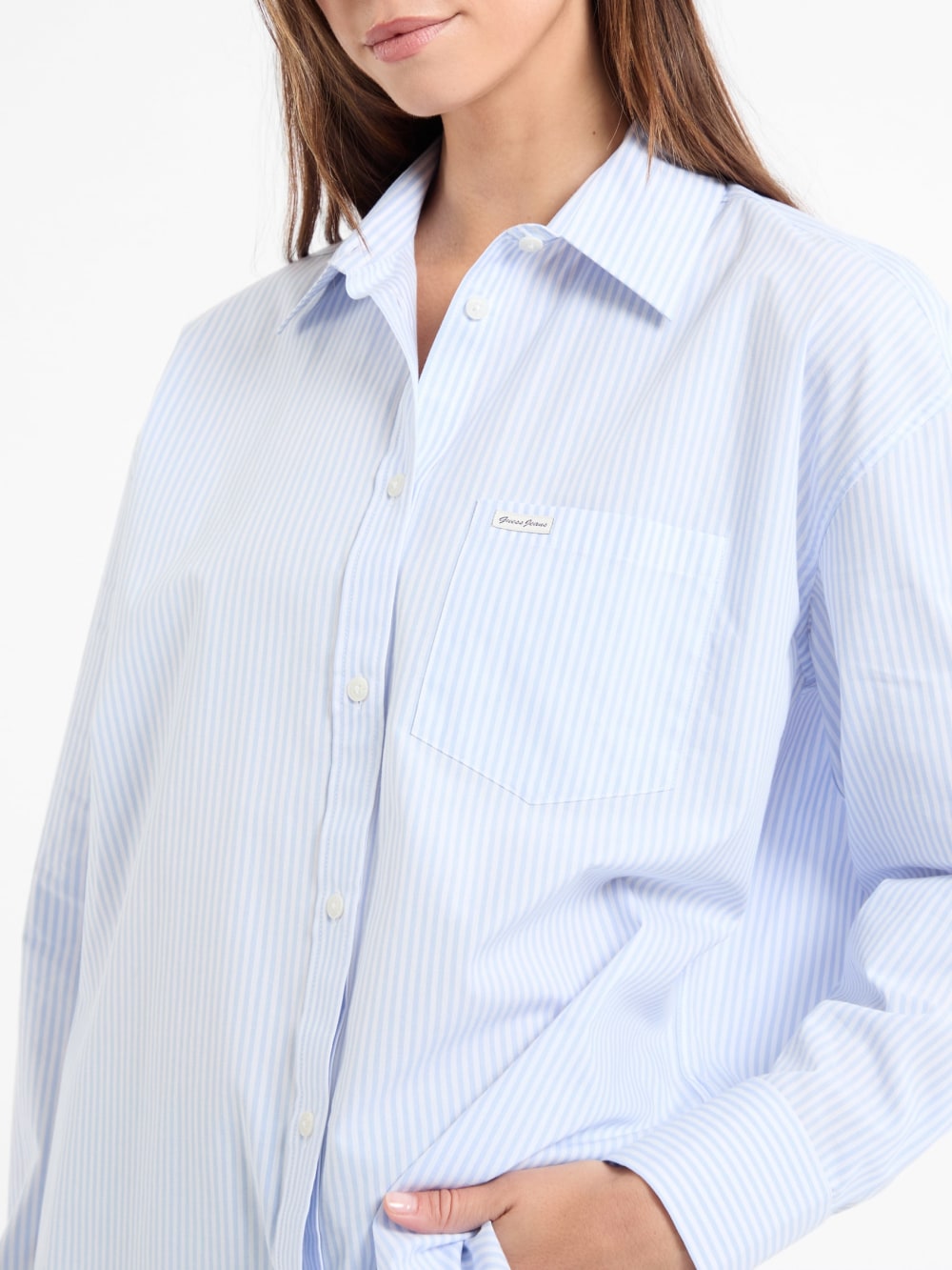 Striped Color-Block Shirt