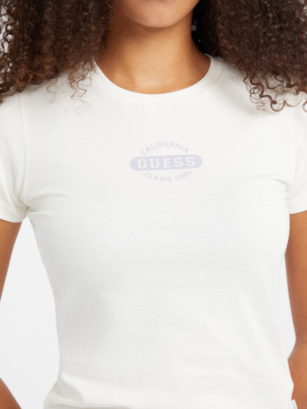 Slim Heathered Stamp Logo Tee