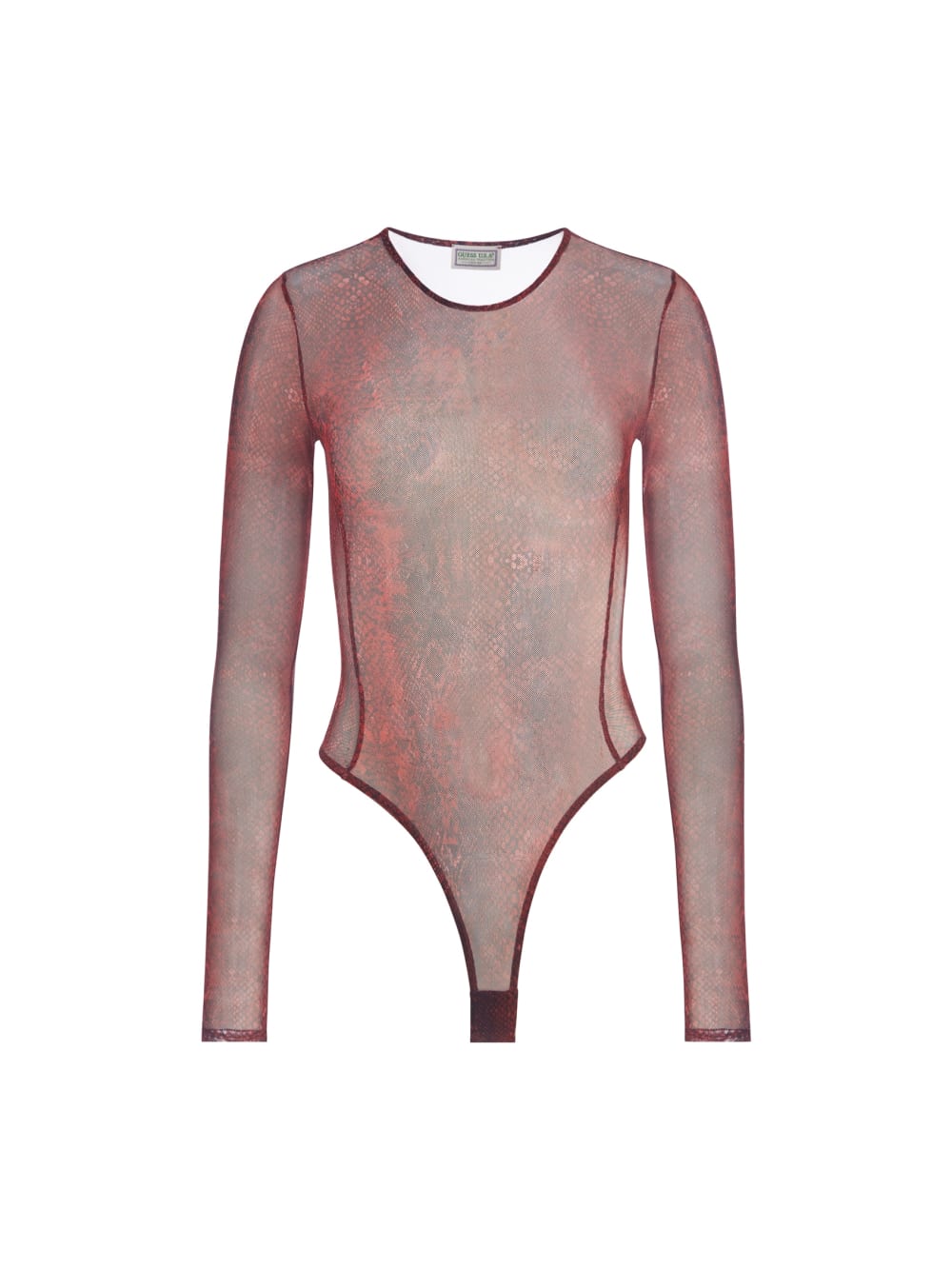 printed mesh bodysuit