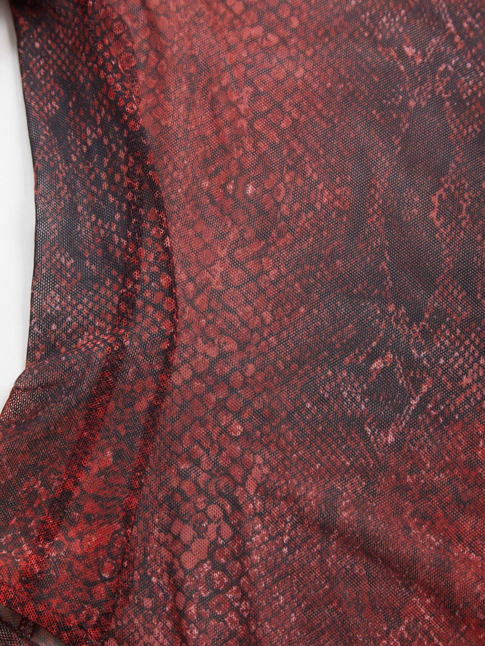 printed mesh bodysuit