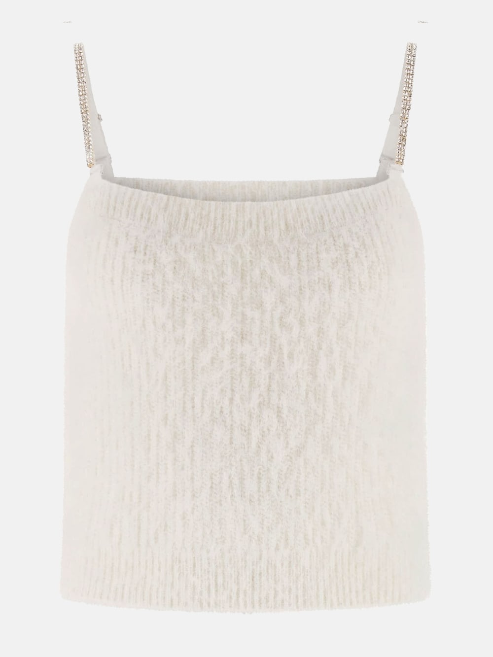 Keyla Fuzzy Sweater Crop Cami