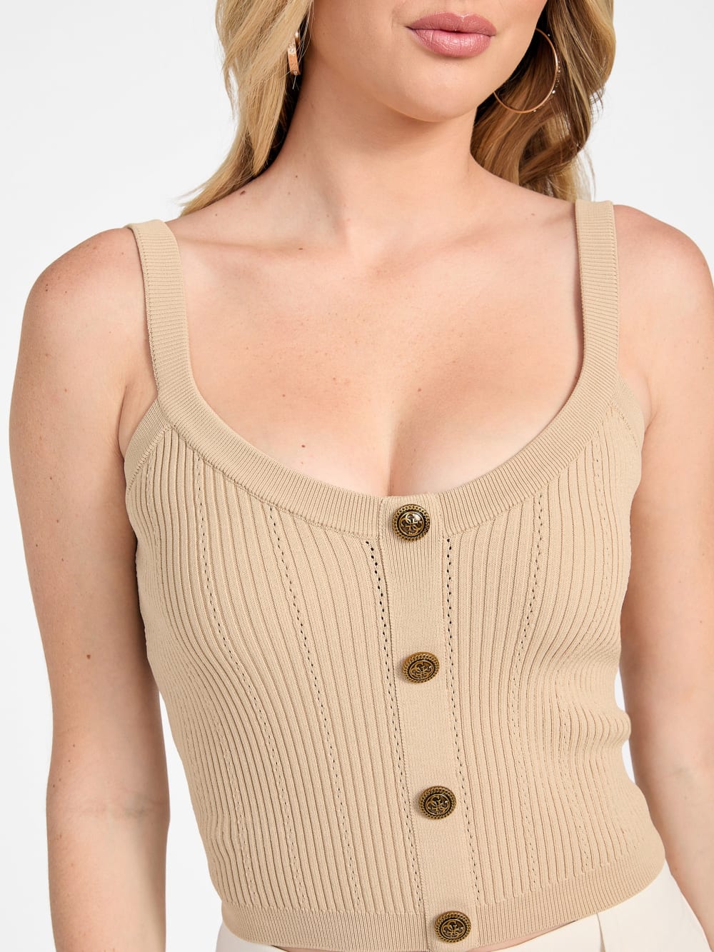 Emmie Sweater Crop Tank