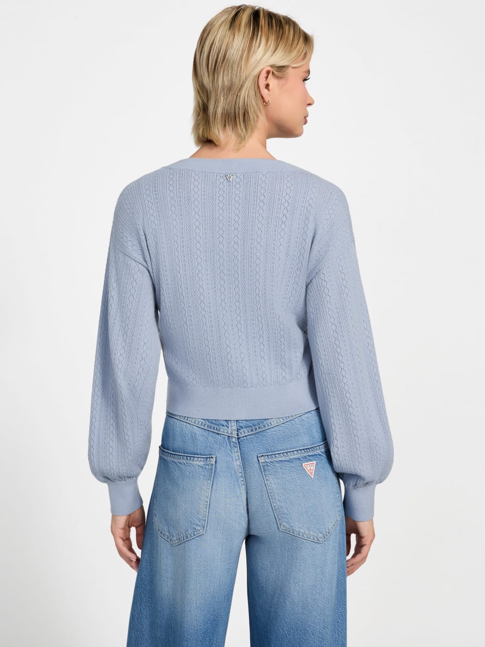 Eco Lyla Bow Cardigan Sweater