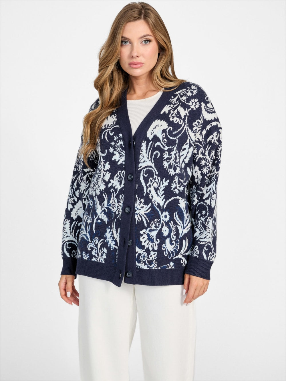 Eco Melinda Jacquard Cardigan