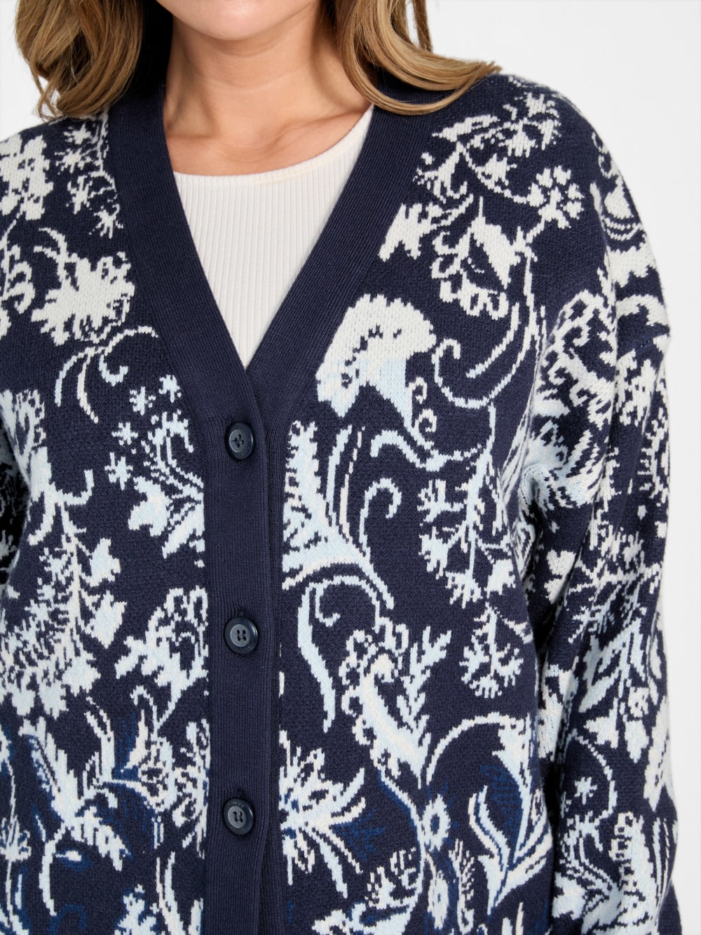 Eco Melinda Jacquard Cardigan