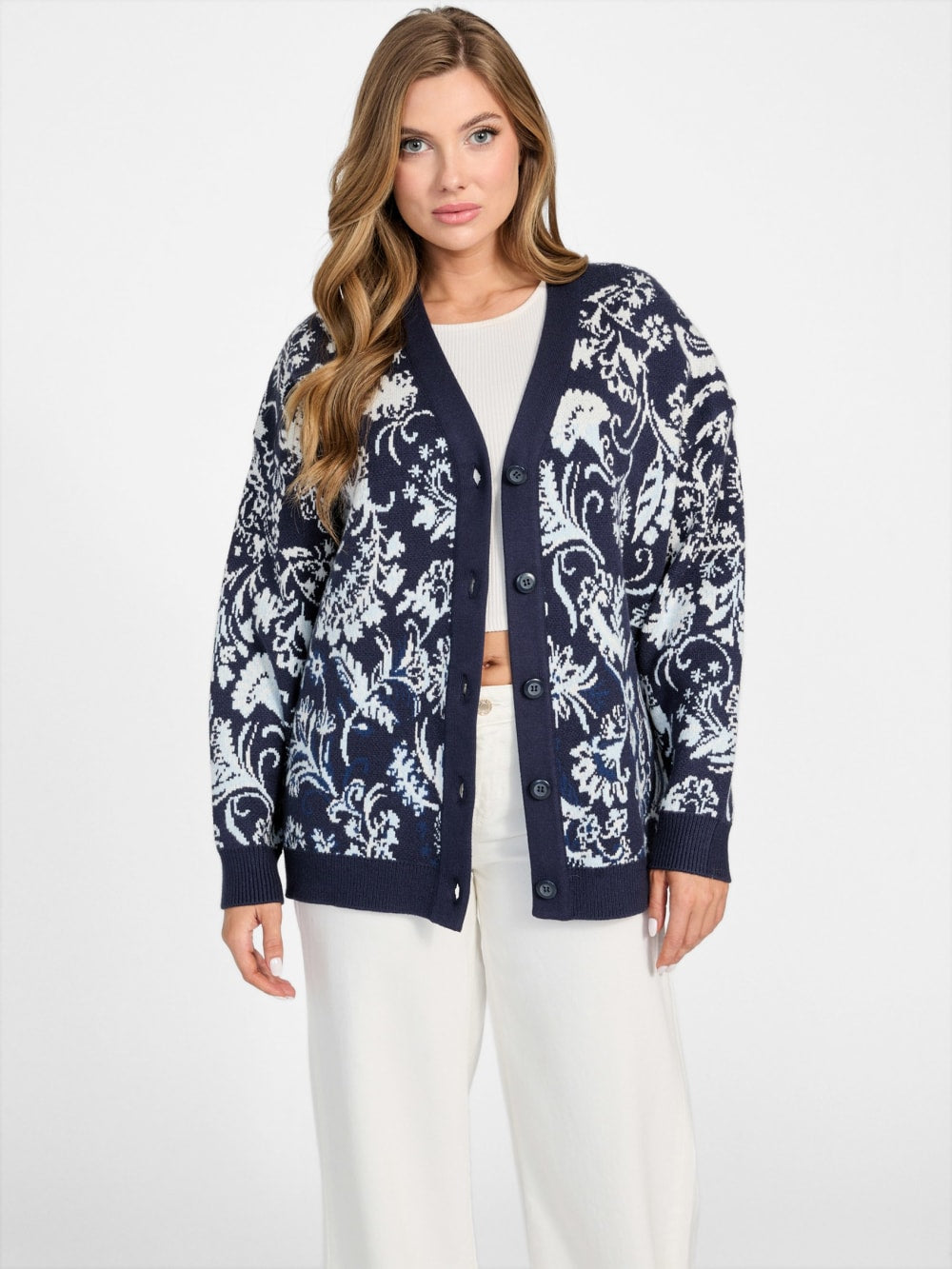 Eco Melinda Jacquard Cardigan