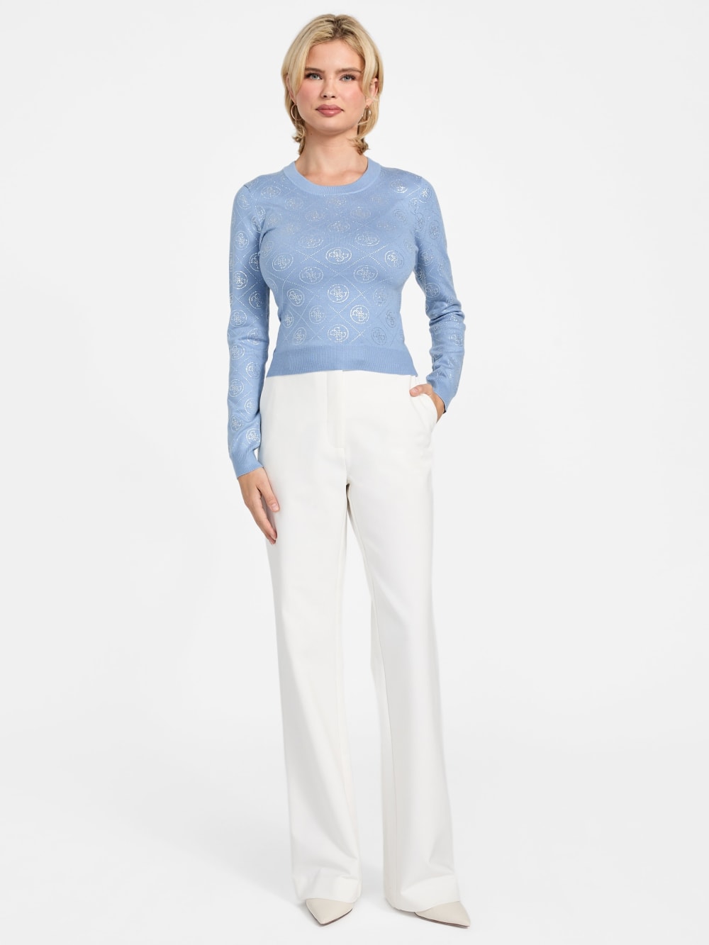 4G Rhinestones sweater