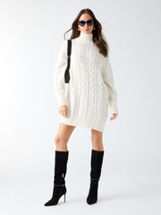 Aida Maxi Cable-Knit Sweater