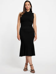 Agathe Mock Neck Sweater Top