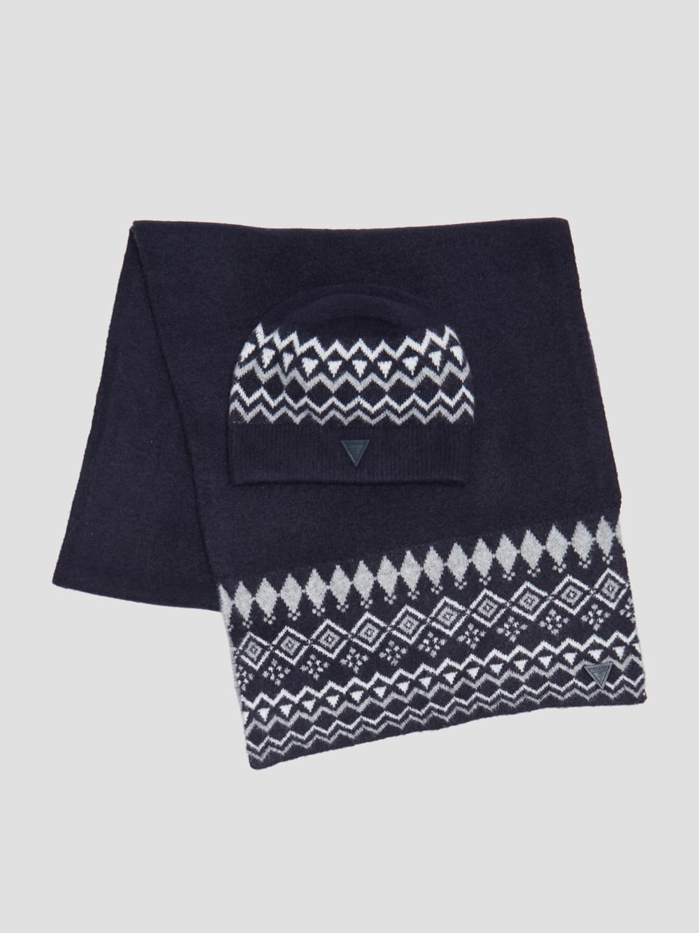 Jacquard Beanie & Scarf Set