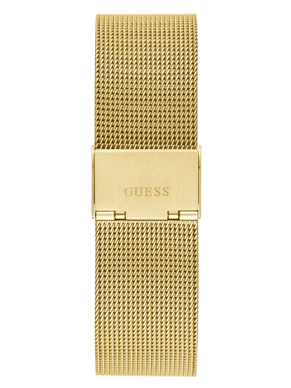 Gold-Tone Mesh Diamond Analog Watch