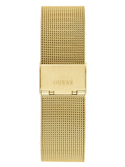 Gold-Tone Mesh Diamond Analog Watch