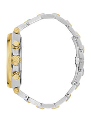 Gc Two-Tone and Green Chronograph Watch