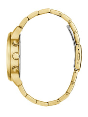 Gold-Tone and Black Chronograph Watch