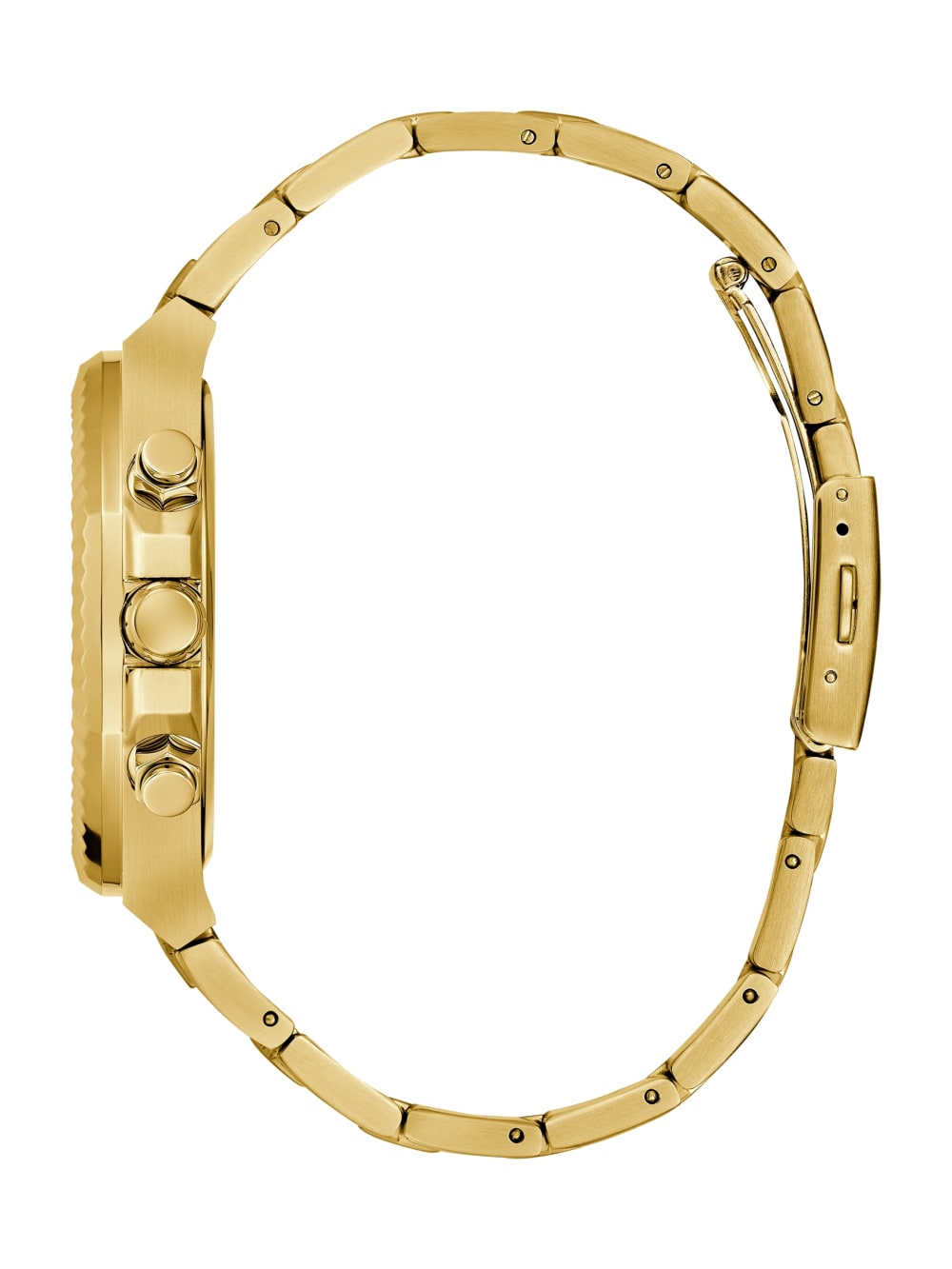 Gold-Tone and Black Multifunction Watch