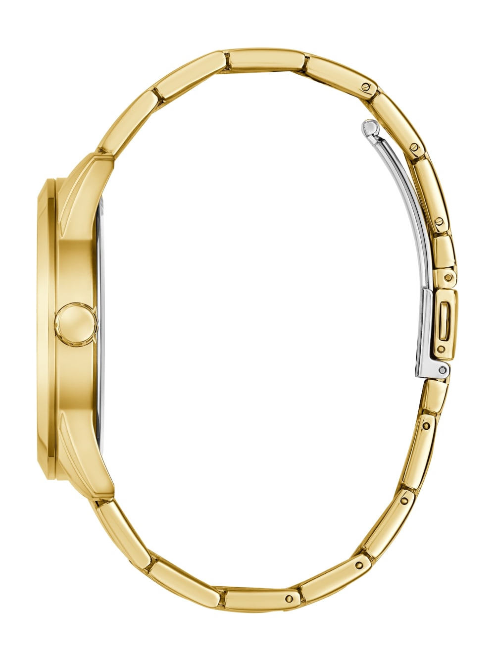 Gold-Tone and Black Analog Watch