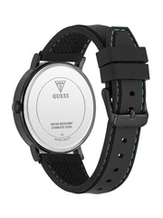 Black Multifunction Silicone Watch