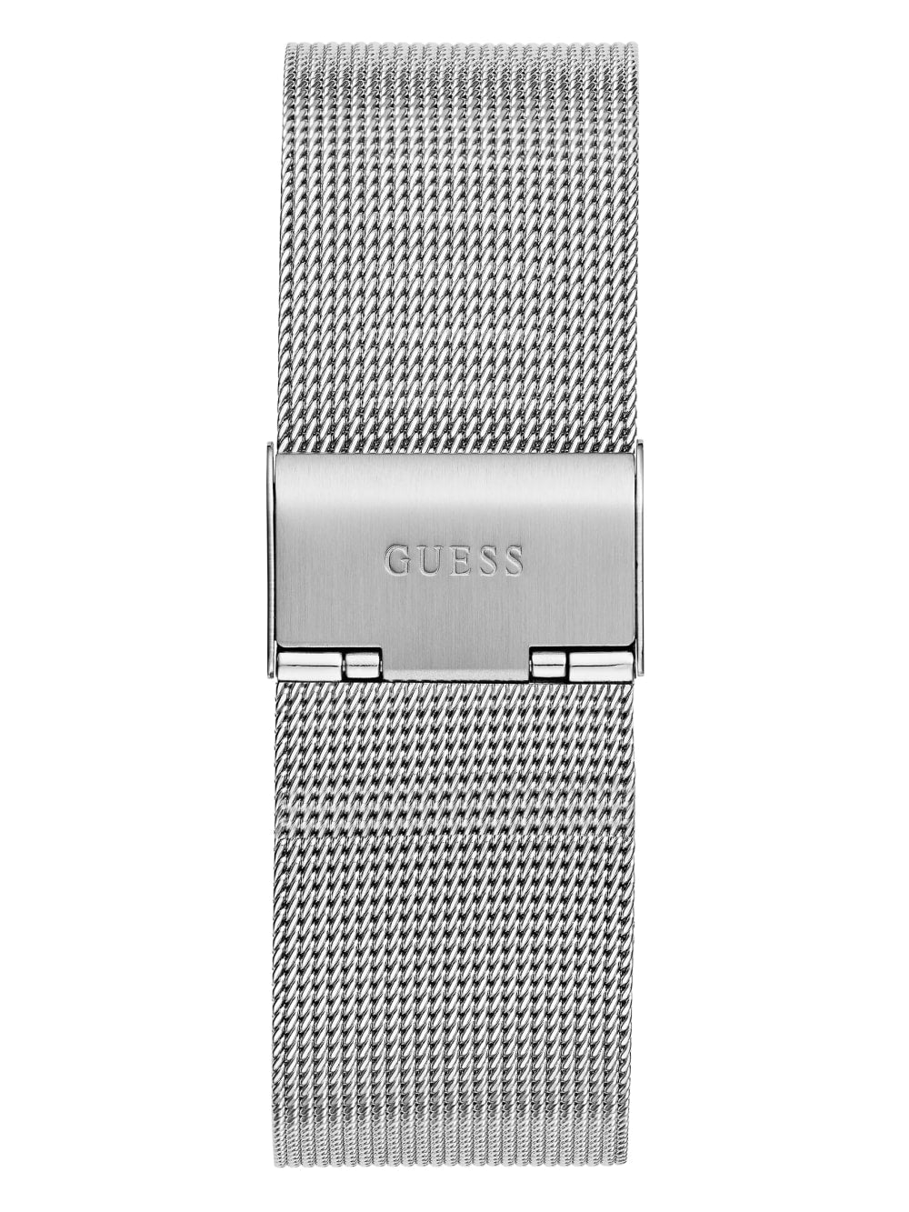 Silver-Tone and Green Analog Watch