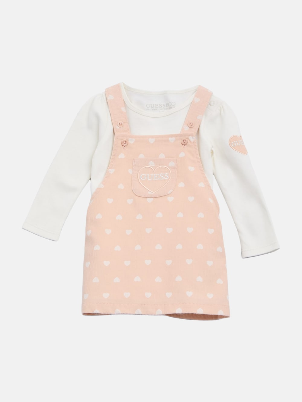 Eco Hearts Bodysuit and Corduroy Skirtall Set (0-24M)