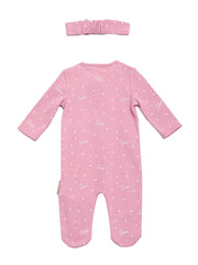 Eco Coverall and Headband Set (0-12M)