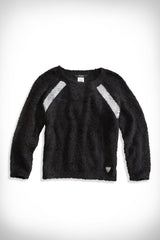 Little Girl Faux-Fur Sequin Sweater (2-6x)