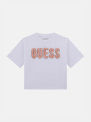 Embellishment logo t-shirt