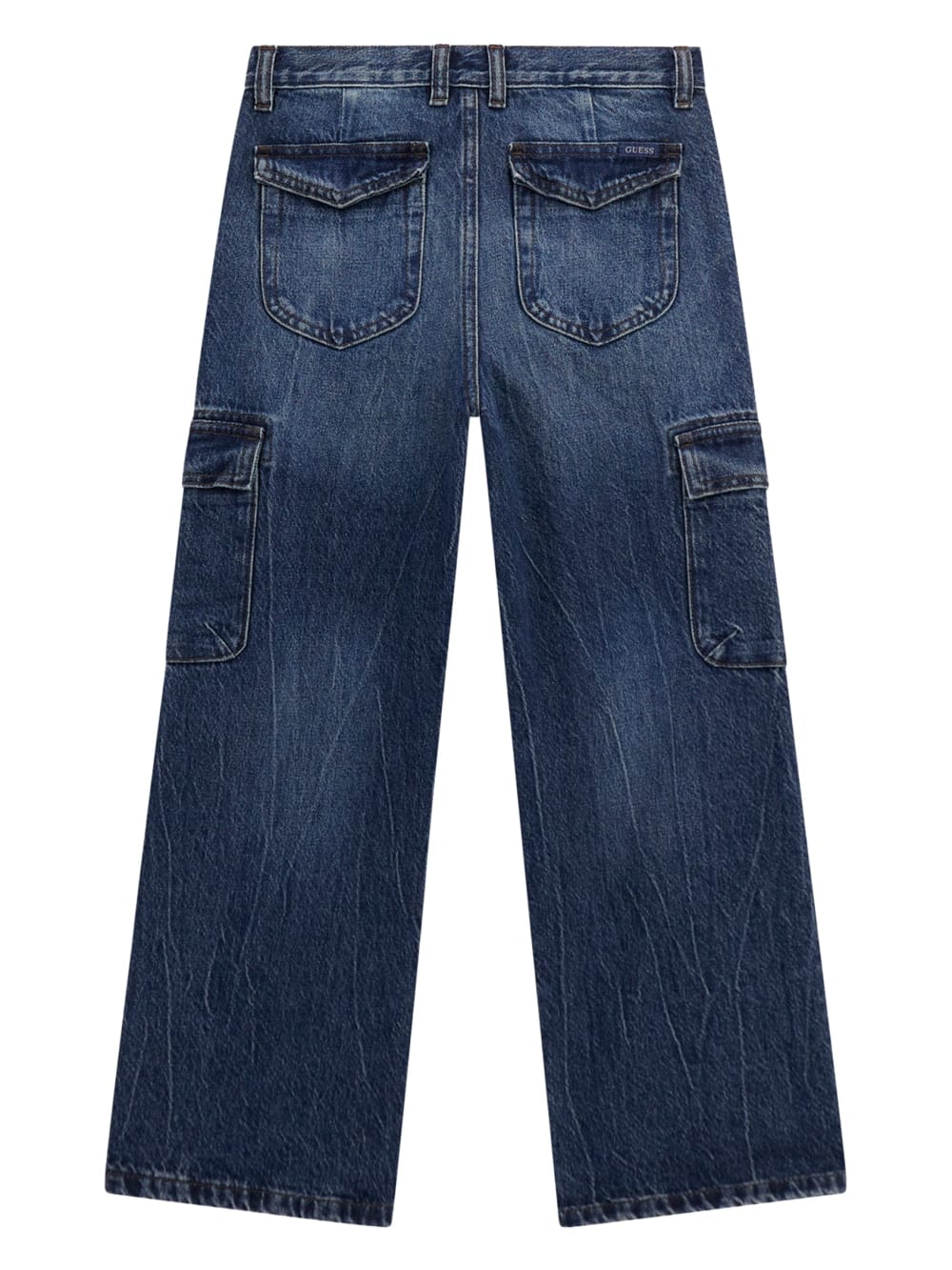 Wide-leg cargo jeans