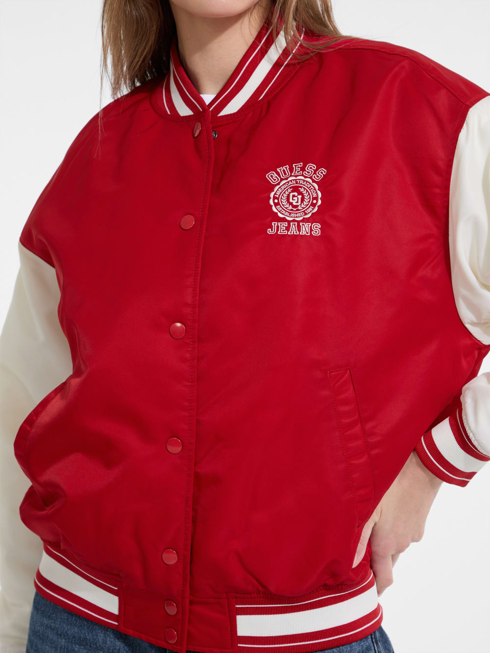 Embroidered Varsity Jacket